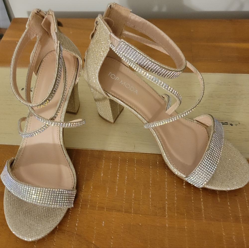 Women's Formal Rhinestone High Heel Sandal